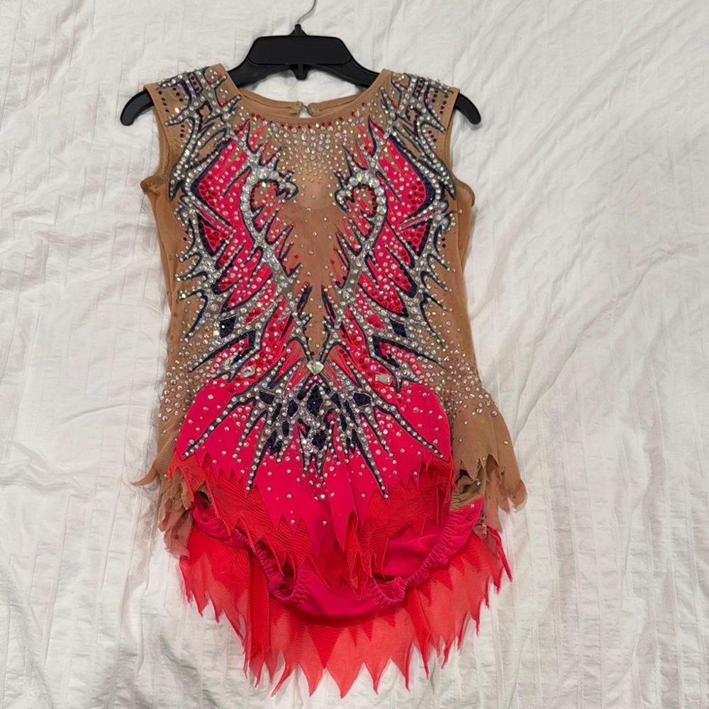 Rhythmic gymnastic leotard for 10-12 years old girls